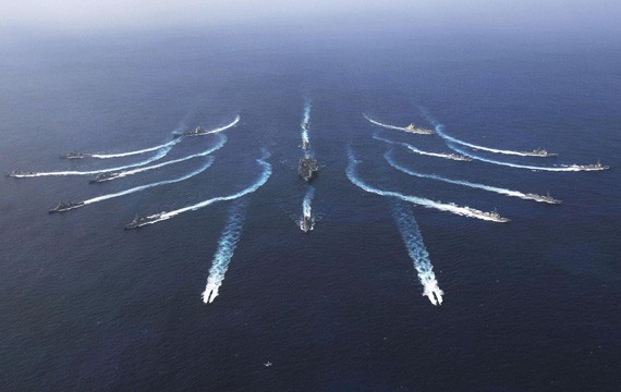 Hạm đội Hải quân Mỹ diễn tập